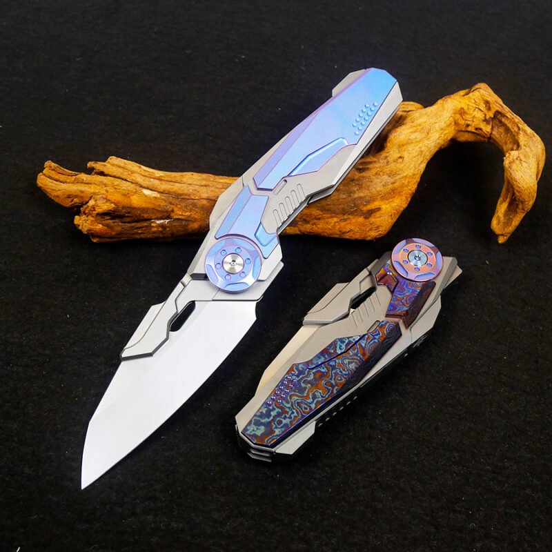 AM-Terra-HTI04 Nexus Titanium Alloy Handle Outdoor Pocket Folding Knife